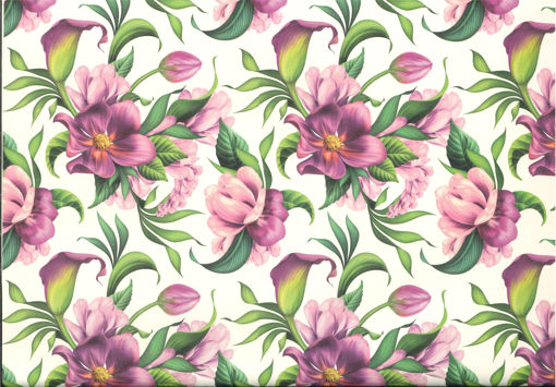 Picture of GIFT WRAPPING WHITE FLOWERS